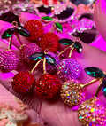 RHINESTONE CHERRIES (LARGE)