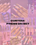CUSTOM PRESS ON SET